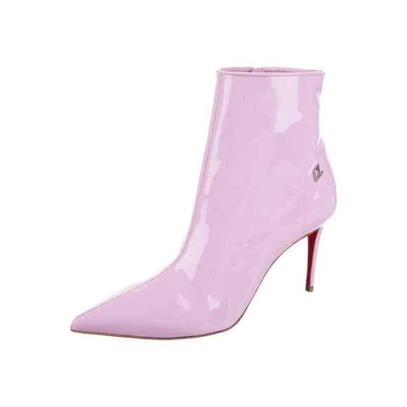 ❤️Christian Louboutin Patent Leather Pink Boots❤️ - Picture 2 of 5